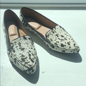 Calf Hair Speckled Loafers